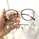 新款复古平光镜TR90眼镜框潮男女原宿时尚圆脸韩版近视眼镜架细节图