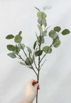 High-end artificial eucalyptus flower arrangement materials for home decoration and wedding, JX059, with eucalyptus leaves and money leaves Specification image