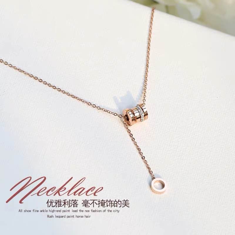 韩版明显同款项链微镶锆石时尚个性高端百搭网红首饰