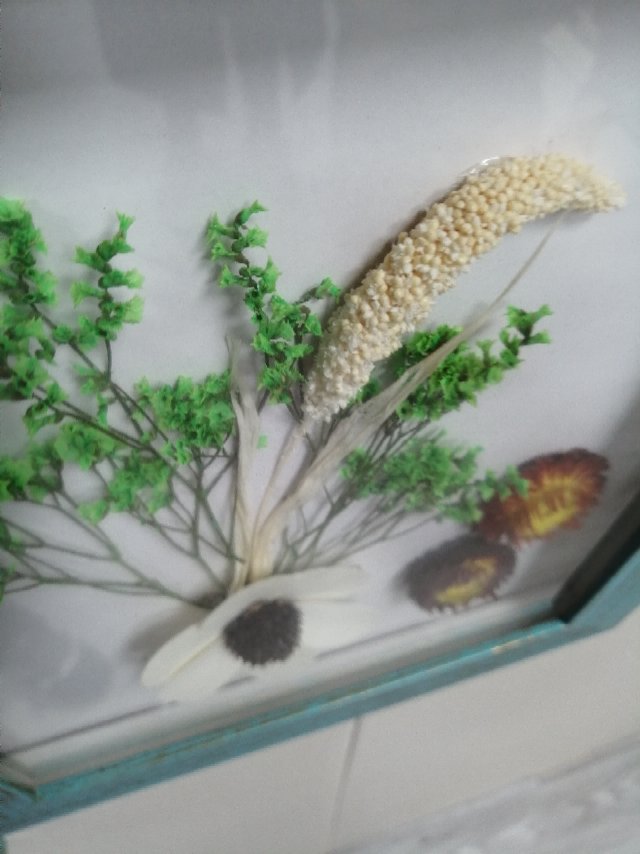 Xu Jia Process ~ Three-Dimensional Physical Dried Flower Decorative Painting Living Room Dining Room Bedside Aisle Background Wall Painting details Picture