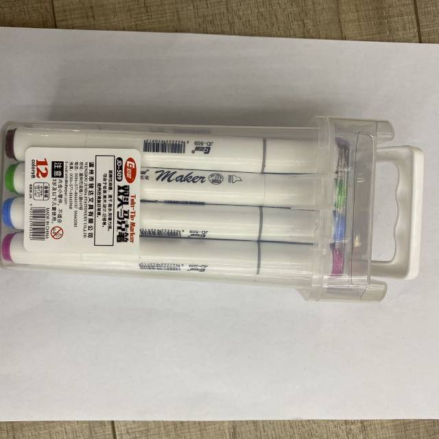 Early Morning Triangular Double-headed marker pen Drawing Color Primary School children Art Student Special JD-509 details Picture