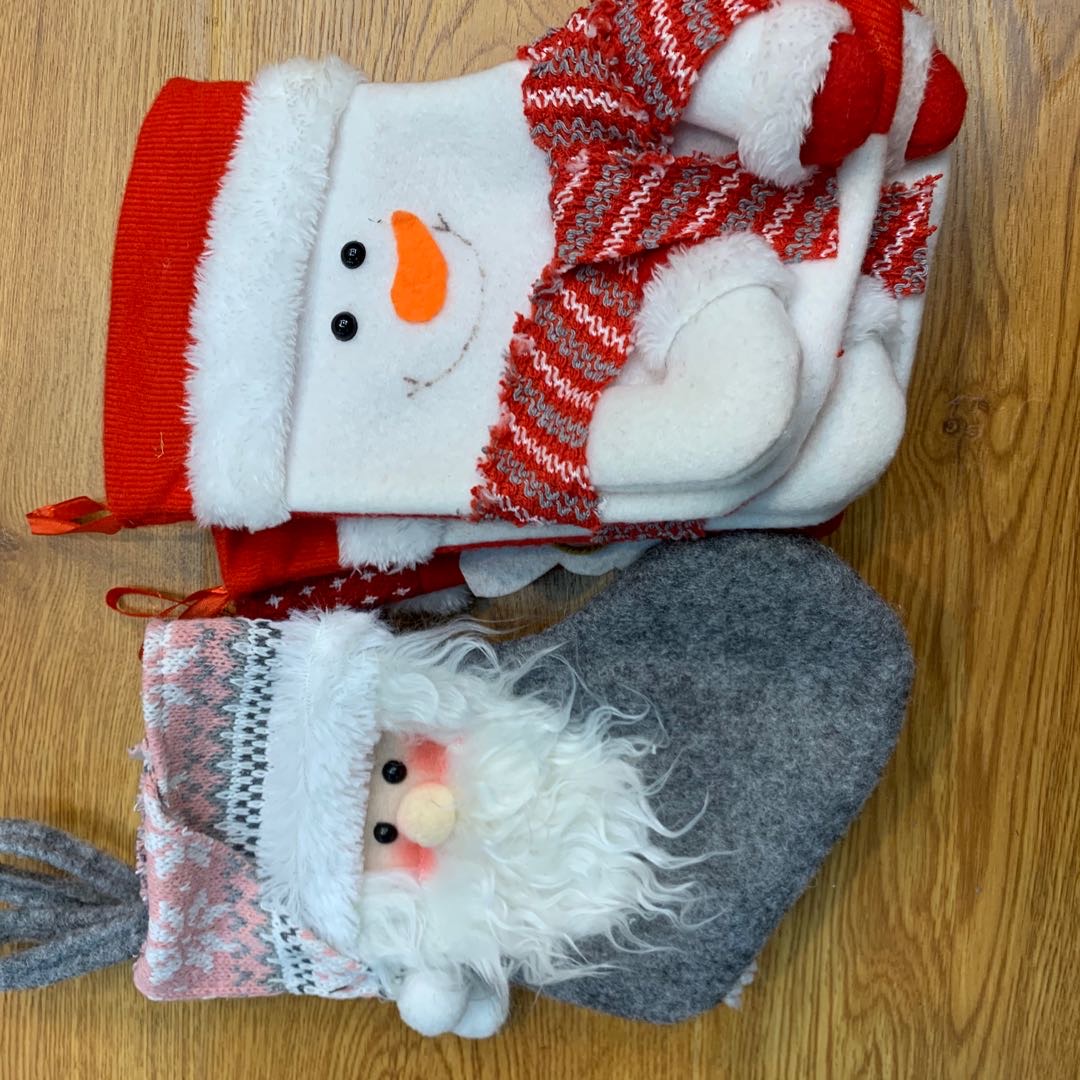 圣诞袜圣诞老人袜礼品袋圣诞老人袋子