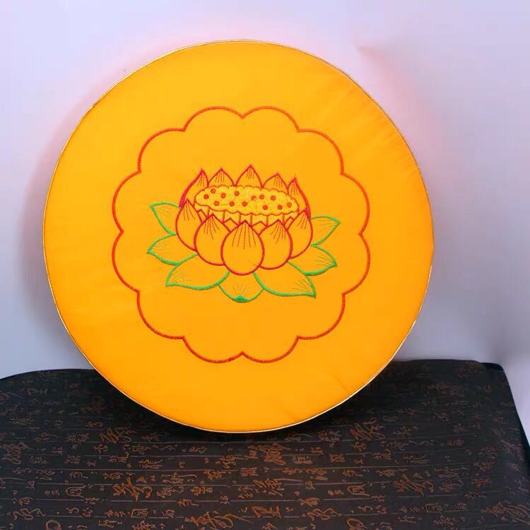 Buddhist articles worship mat/Buddha mat/futon/kneel mat Lotus flower worship mat meditation stool cushion/meditation cushion free of charge thumbnail