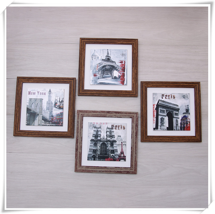 简约现代照片墙装饰房间创意个性相框挂墙卧室墙上挂照片相片框