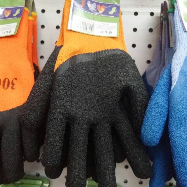 厂家直销工作劳保手套耐磨防滑胶手套透气胶手套