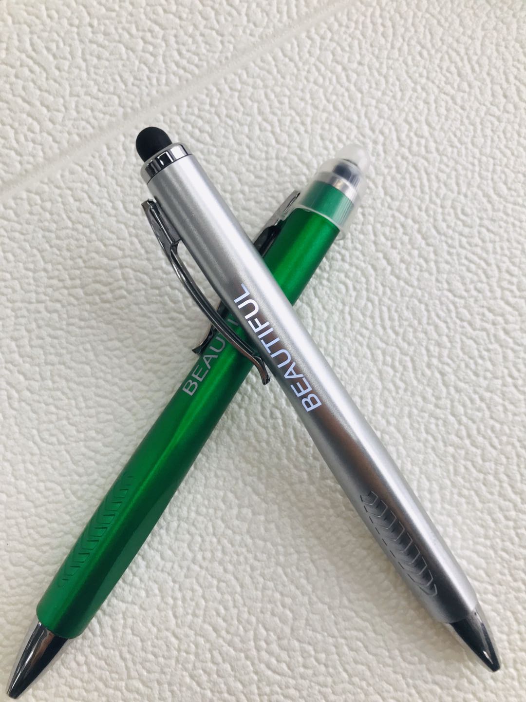 Custom Ballpoint Pen With Light Touch Advertising Ballpoint Pen Pattern details Picture