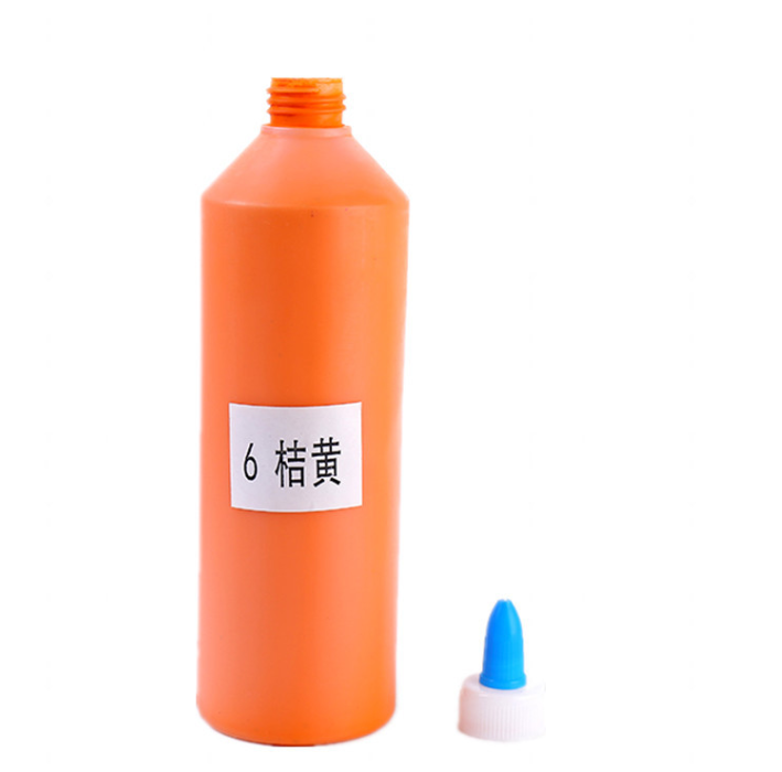 厂家现货供应500ml丙烯水彩搪胶水粉颜料儿童美术颜料细节图