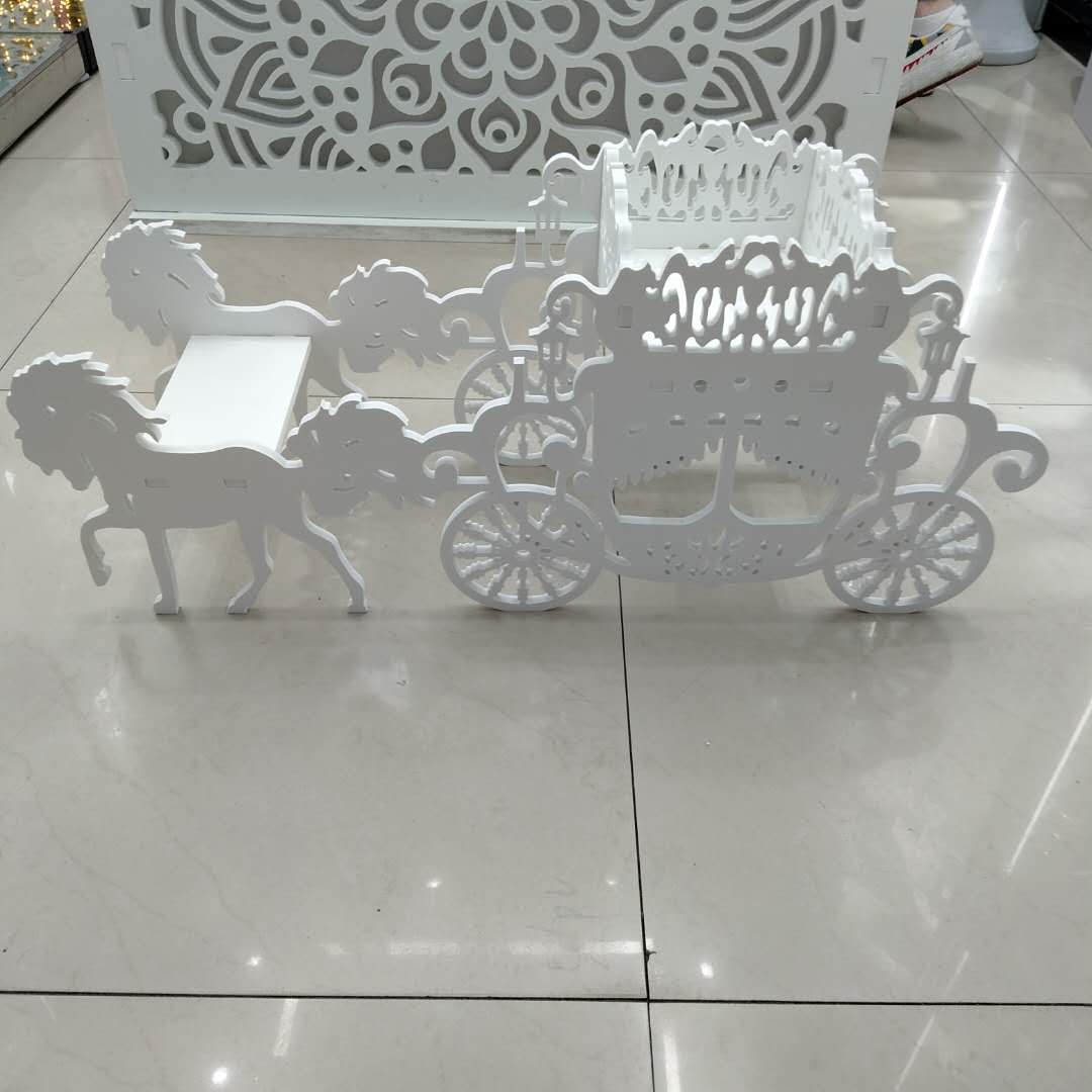 欧美时尚小马车个性创意家居战架小摆件