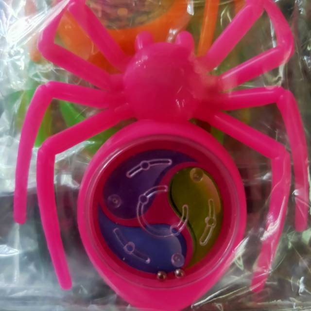 儿童玩具塑料蜘蛛赠品玩具。细节图