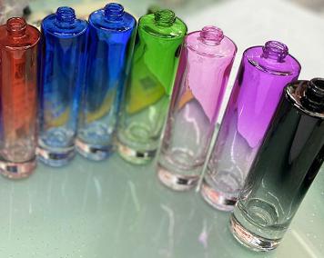 50ML螺口瓶玻璃香水瓶电化铝高档喷雾化妆品包装分装空瓶