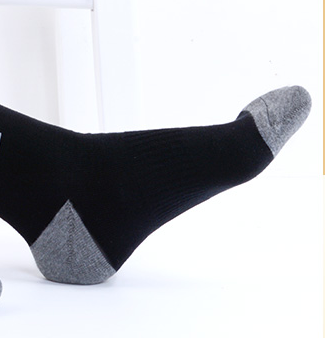 Men's spring and summer thin pure cotton men's socks silver ion antibacterial and deodorizing high-end business socks details Picture