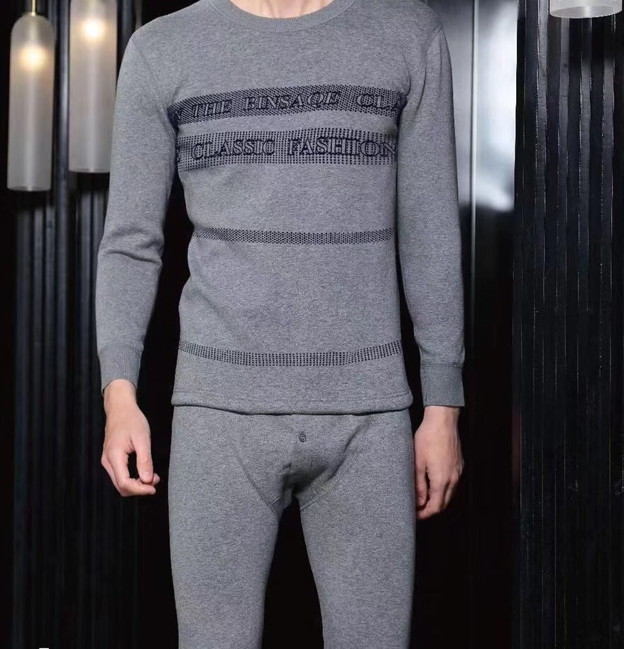 Men's Thermal Underwear Pure Cotton Base Tight Slim Comfort With Underwear New Fashion Thermal Underwear Close Soft And Comfortable Base Underwear Home Underwear Specification drawing