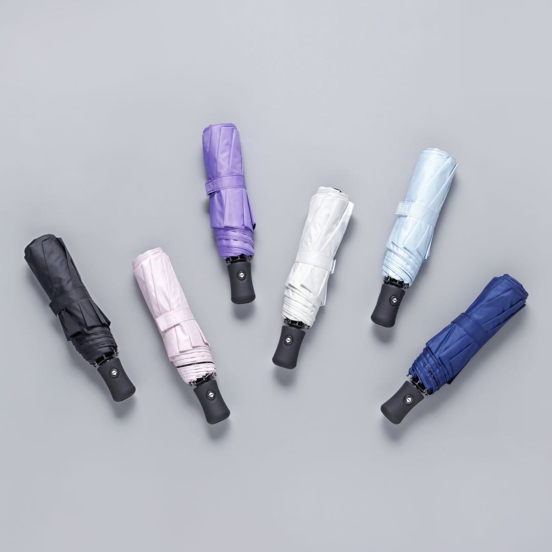 Automatic Vinyl Triple Fold Umbrella