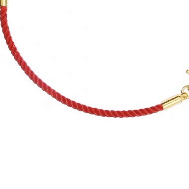 厂家直销红绳极简ins铜制手链精致链条首饰细节图