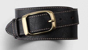 Pure men's leather belt, versatile for young people, cowhide pin buckle Korean-style trendy belt Specification image
