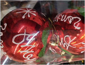 Ball drawing ball factory direct sales 10CM English painted ball and color box painting new style available for negotiation, patterns can be customized, factory direct sales, patterns can be matched, new styles can be developed Specification image