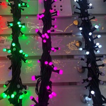圣诞树装饰灯具灯珠灯帘多彩装饰灯串圣诞灯串