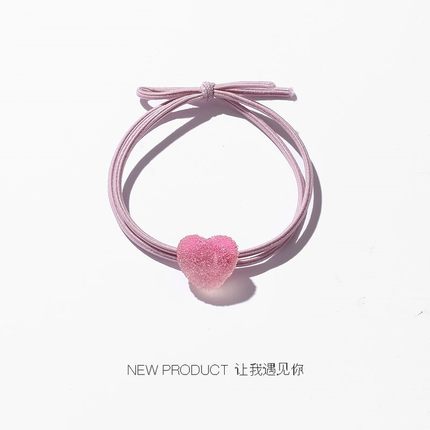 Japanese and South Korean Internet celebrities, student hair ties, gummy candies, small rubber bands, hair ties, female hair accessories, boyfriend small leather cases, hair bands, and headwear