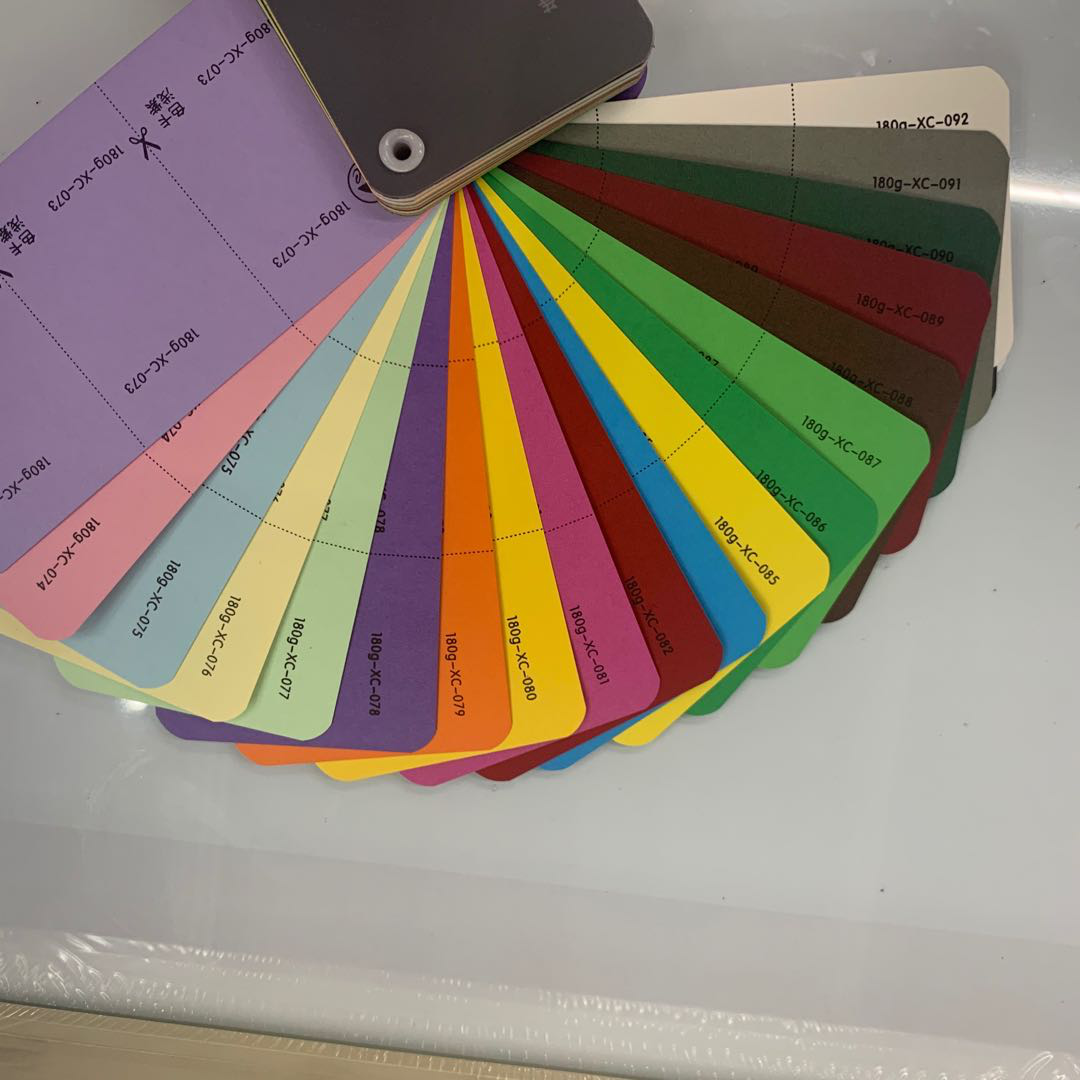 Fuxin Paper Products, Stationery, Culture and Office Manufacturer's new 180-gram color card paper, 100 sheets per pack, packaging paper and printing paper Specification image