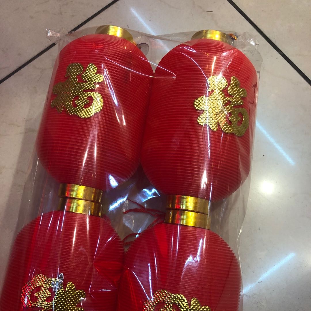 New Year, Spring Festival, Lantern Festival, joyous wedding decorations, 20-sized small lantern strings, big red lanterns for festival celebrations details Picture