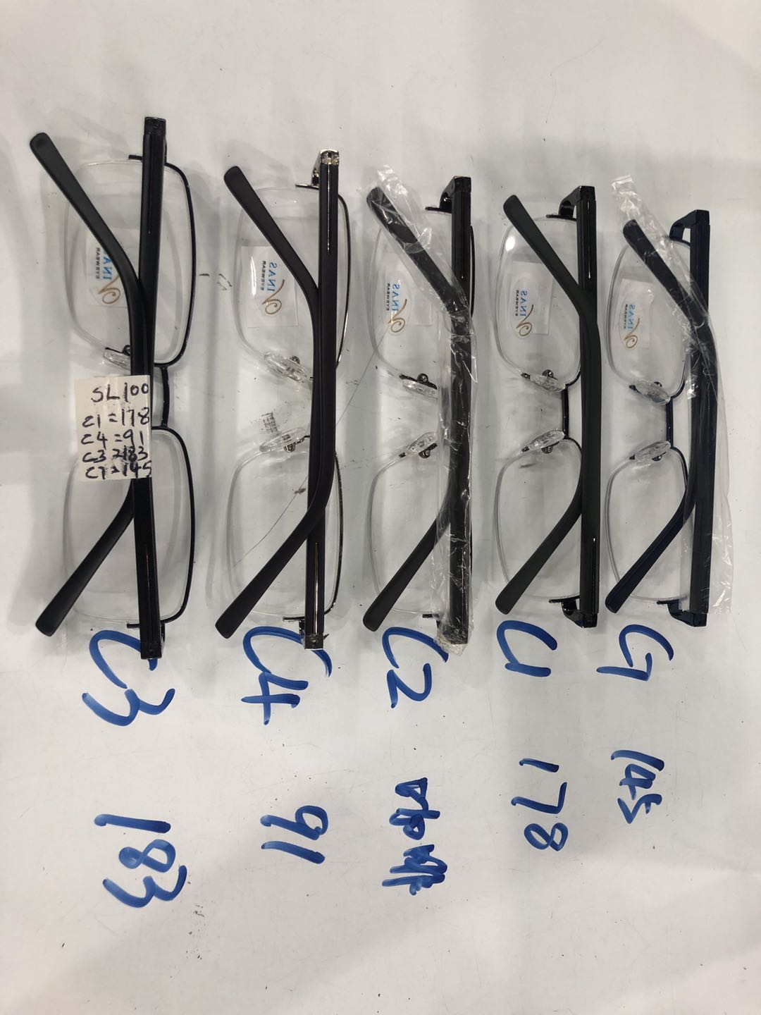 钛架镜框/眼镜/无框老花眼镜/壁挂眼镜架/老花眼镜钛产品图