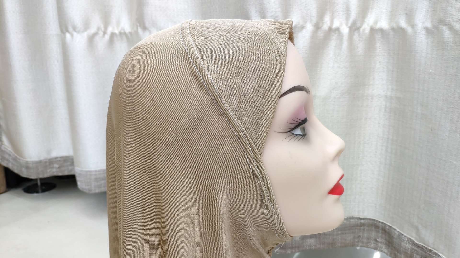 Women's Arab Muslim Veil New Summer Thin Chiffon Milk Silk Headscarf Specification drawing