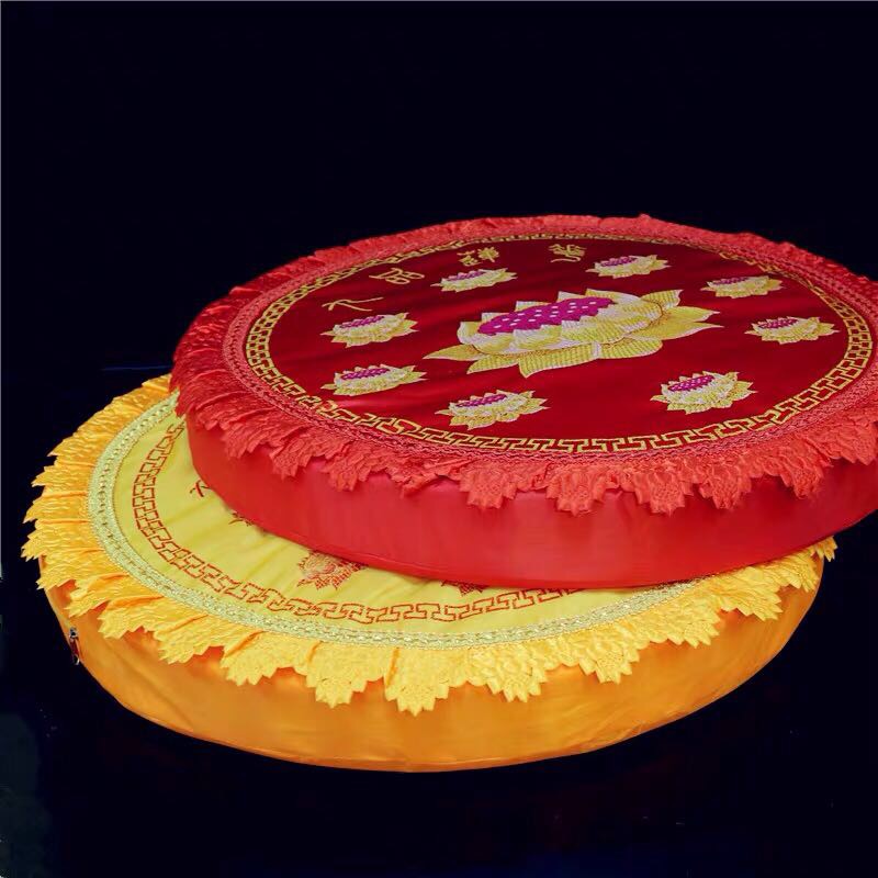 Prayer mat, kneeling prayer mat, prayer mat, sitting cushion, meditation mat, pearl cotton lotus prayer mat, household prayer mat, meditation mat Specification image