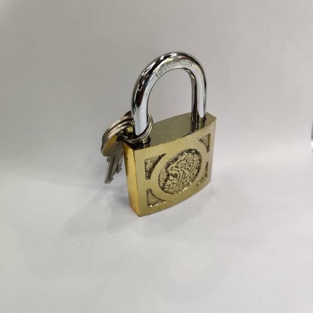 Padlock quadrate atomic copper lock atomic key sprayed plastic padlock anti-shear anti-theft quadrate atomic lock