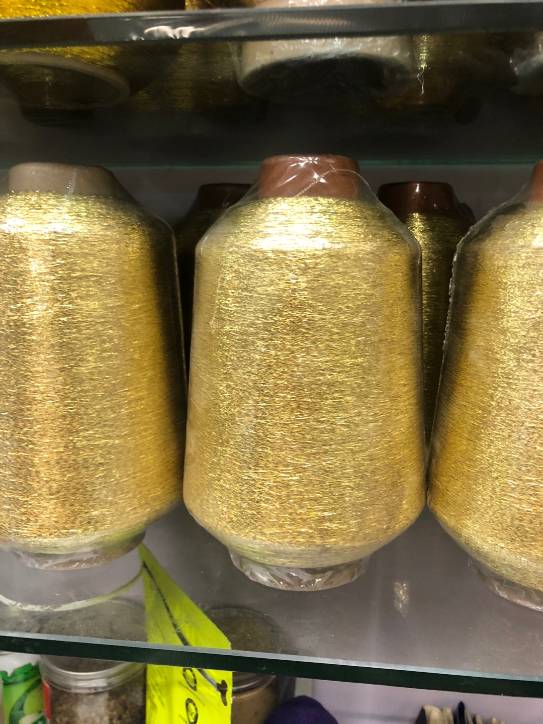 Double Covered Thread Christmas Decoration Clothing Metal Special Yarn details Picture