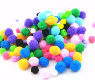 辅料配件毛绒球丙纶毛球 DIY儿童毛绒玩具毛毛球