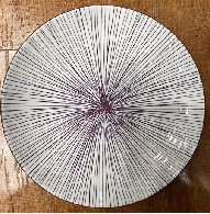 Manufacturer new purple line 8 inches shallow dish wholesale thumbnail