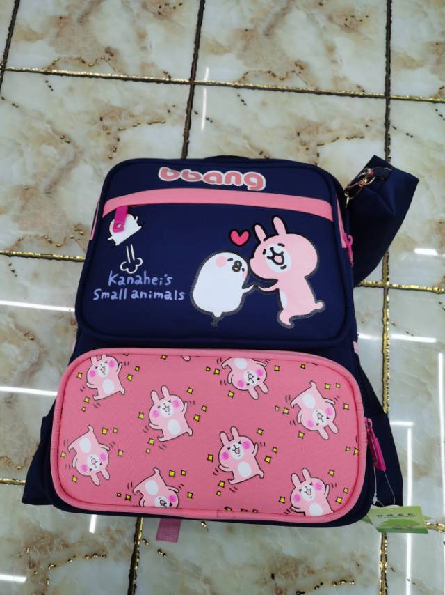 卡通双层大容量学生双肩包