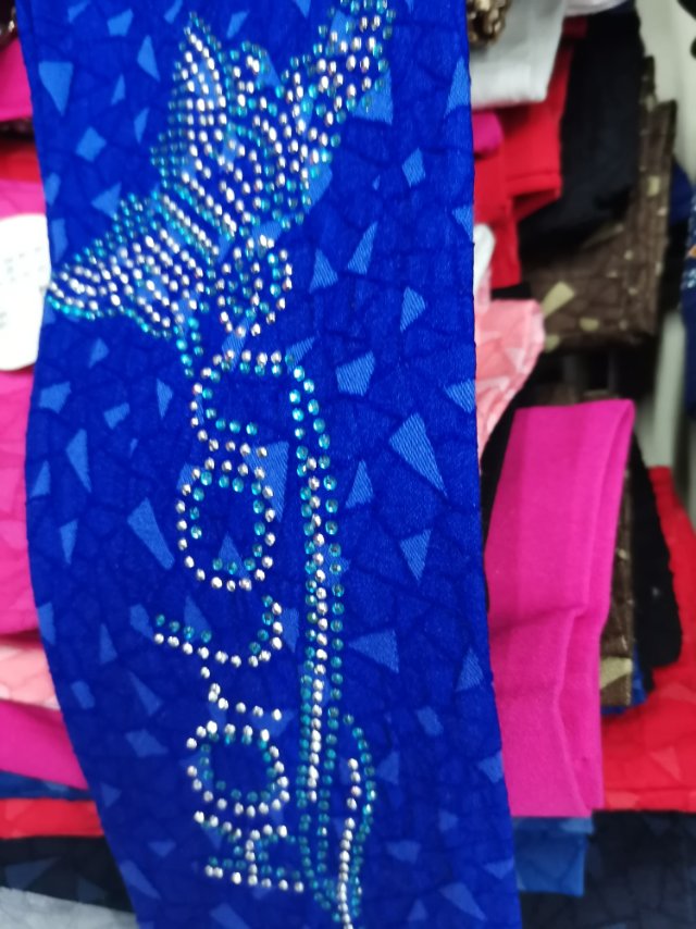 Azul outwear leggings con taladro algodón niño mujer details Picture