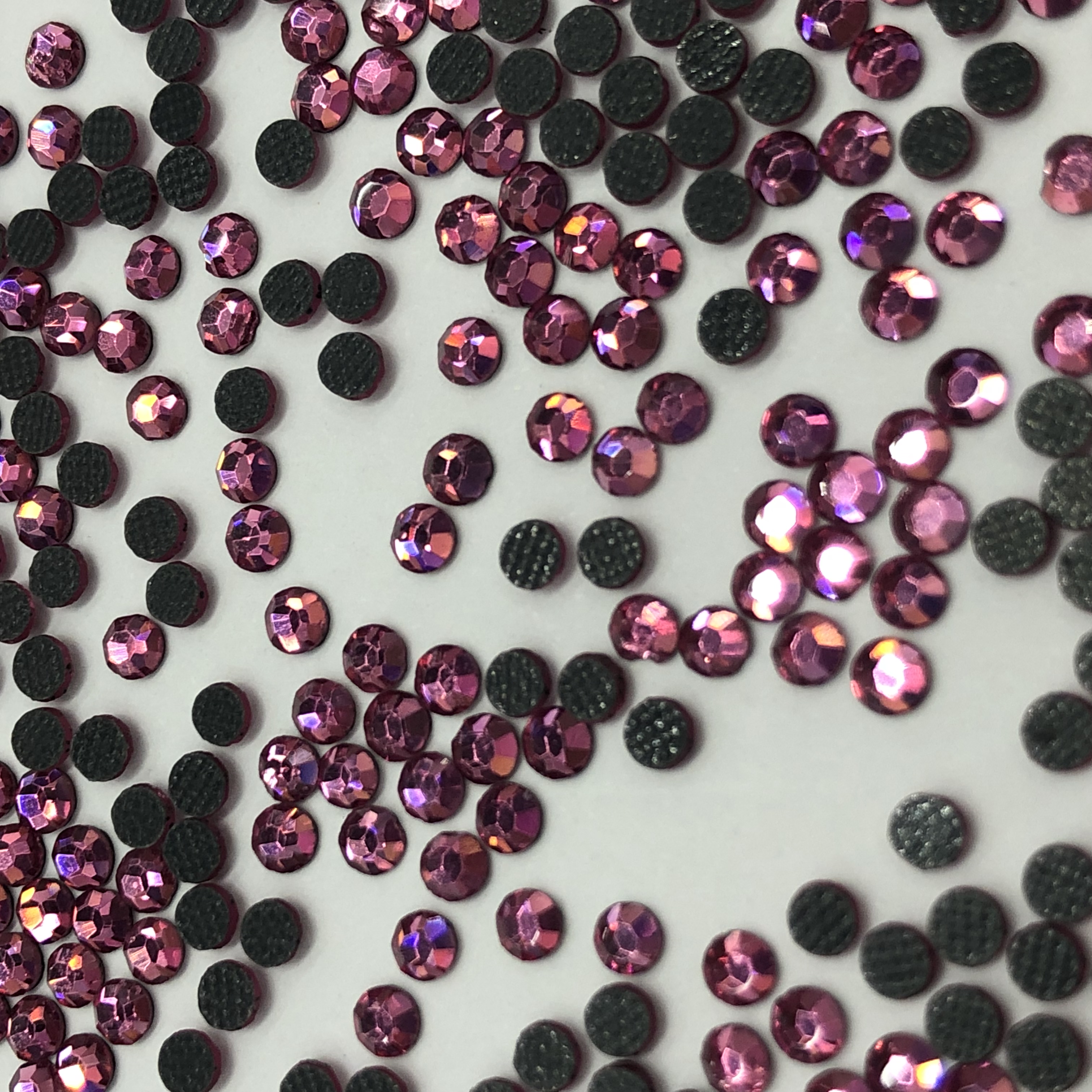 Light Purple Ss20 Middle East Drill Dmc Flat Bottom Drill Nail Drill Diy Drill details Picture