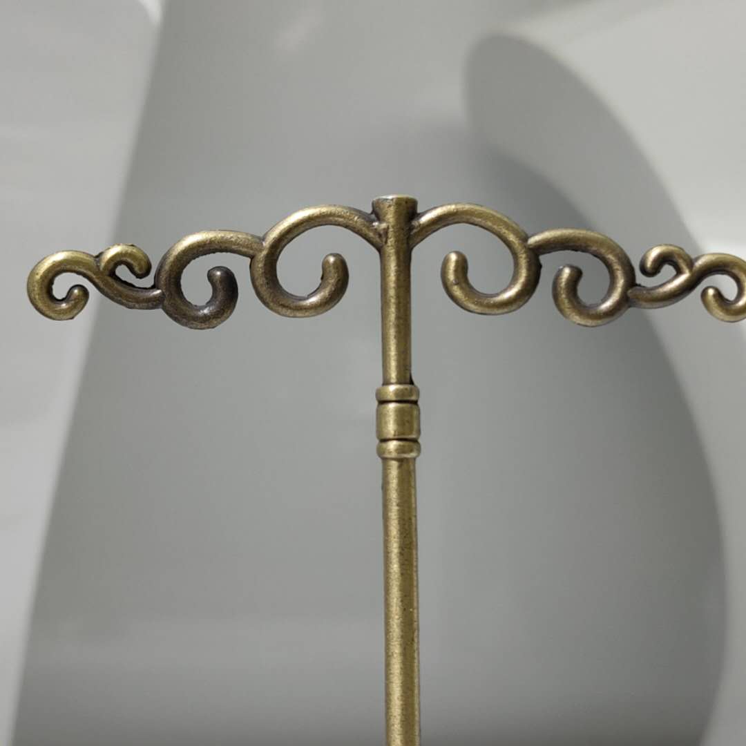 经典花丝纹创意摆件欧式古风合金材料项链耳环饰品架详情图2