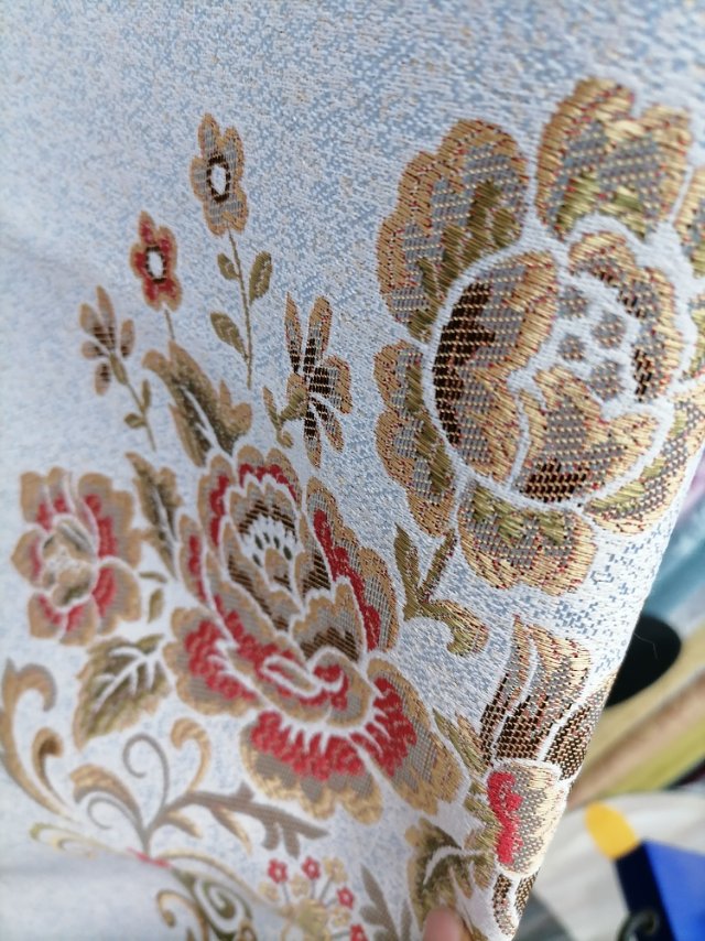 Thickened jacquard blackout curtain fabric, high blackout, thick and warm, for living room, bedroom and balcony details Picture