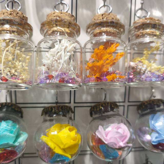 Dry flower glass bottle jewelry accessories, a popular DIY product, factory direct sales, irresistibly charming Specification image