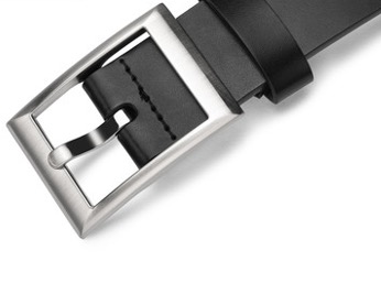 Pure men's leather belt, versatile for young people, cowhide pin buckle Korean-style trendy belt details Picture