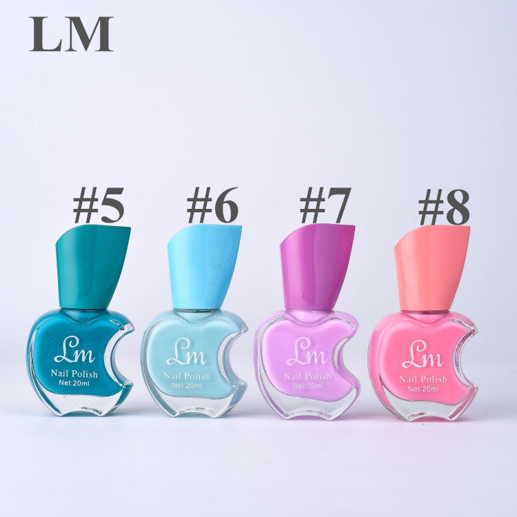 LM爆款l苹果型多彩指甲油美甲工具12色可选厂家直销产品图