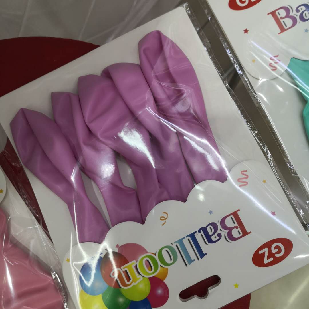 纯色乳胶气球玩具晚会派对装饰产品图