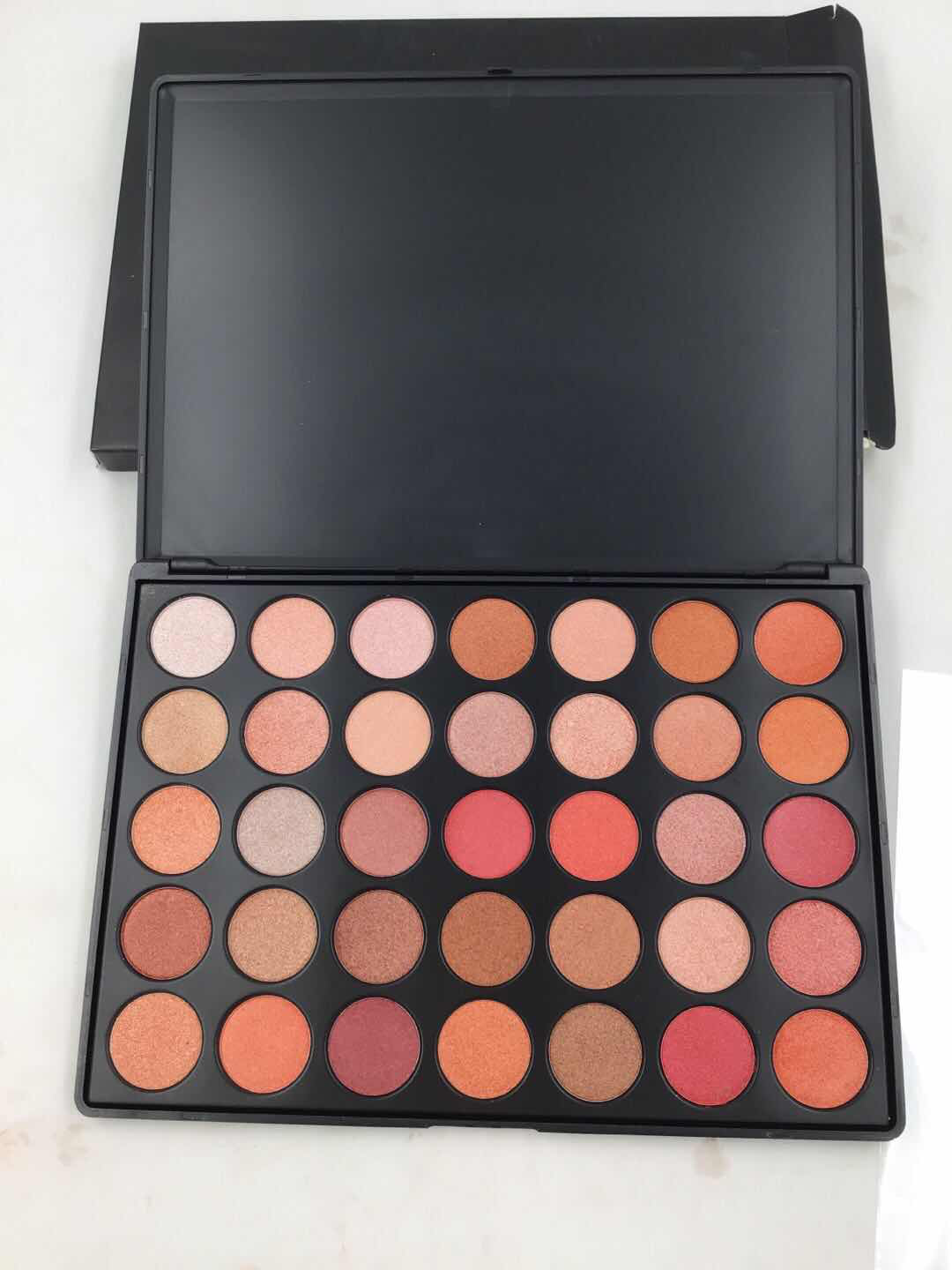 No Logo Classic 35 Color Metallic Color Series Eye Shadow Tray 350S Specification drawing
