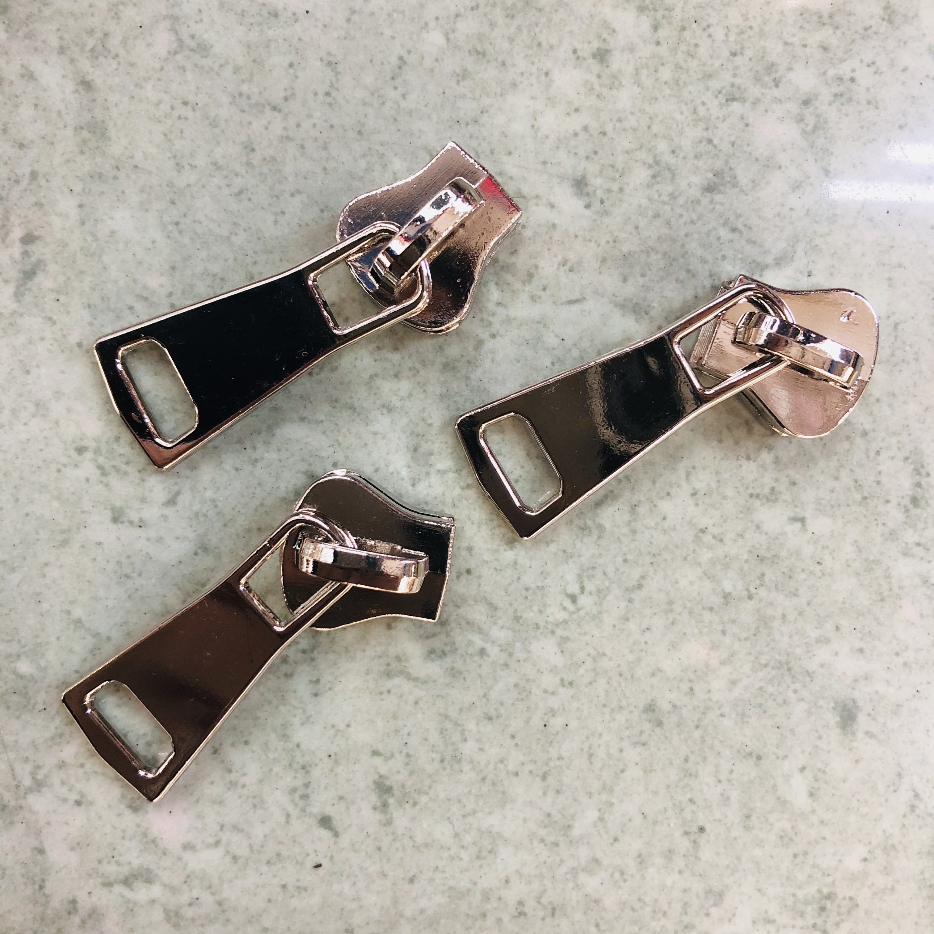 New Zip Lock Head Metal Zipper Head Clothing Clothing Home Textile Accessories Spot Wholesale Specification drawing