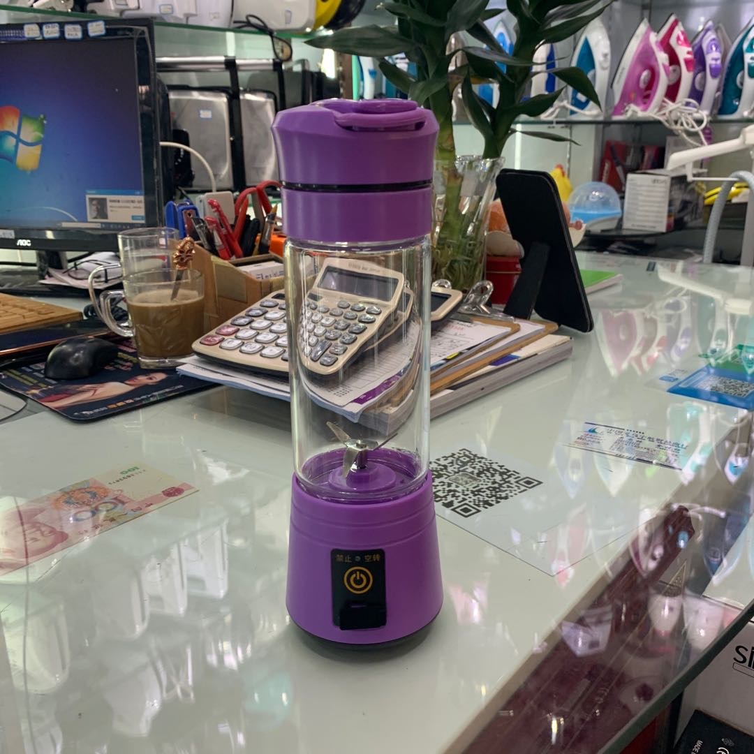 Portable juice cup purple blender with multiple functions thumbnail