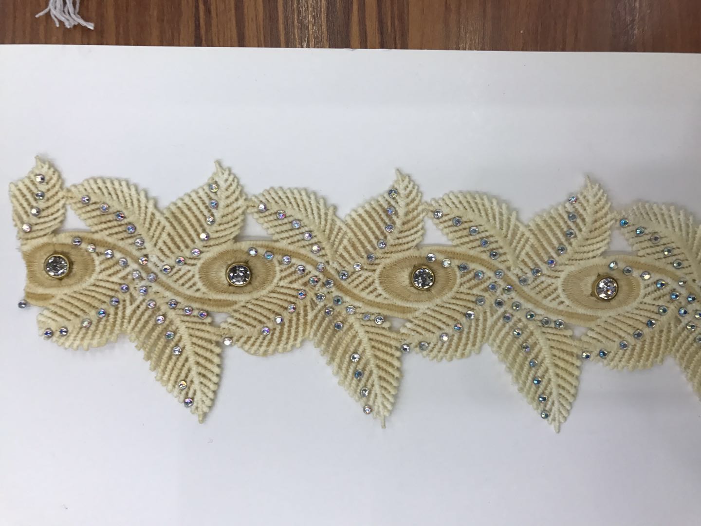 少数民族花边/花边/织带/红色蕾丝花边/领子花边产品图