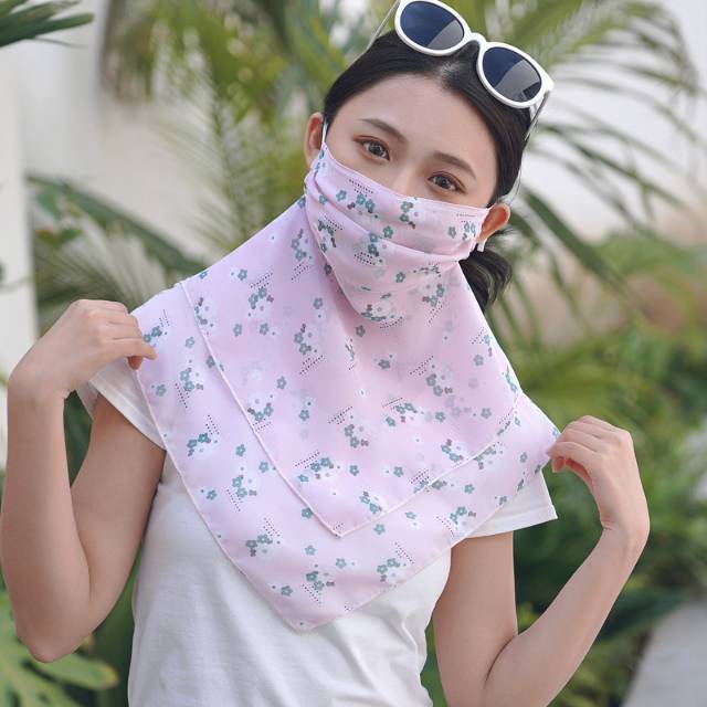 New spring and summer ultra-thin, breathable, quick-drying and UV-resistant short sun protection veil details Picture