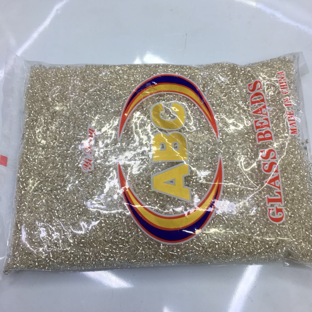 银色ABC牌银色玻璃米珠工厂直销