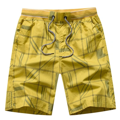 Men's Beach Pants Pure Cotton Loose Home Shorts Five Quarter Summer Casual Home Big Shorts Big Pants