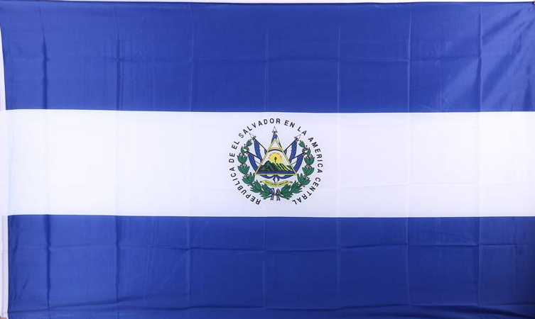 萨尔瓦多国旗蓝色旗布料旗彩旗国旗双面旗帜