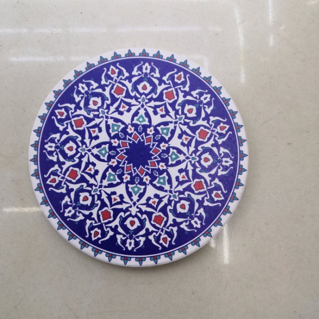 Imported ceramic club homestay fruit plate decorative hanging plate, hand-painted Persian-style plate