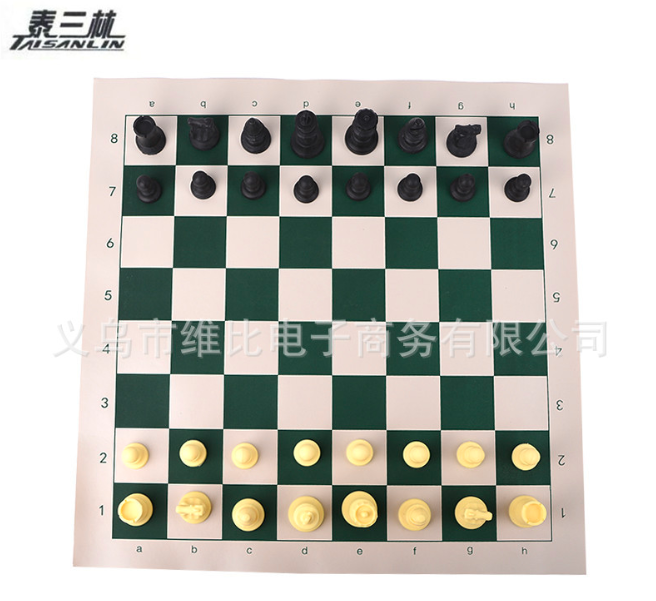 国际象棋皮革棋盘便携折叠国际象棋盘大号皮革棋盘定做